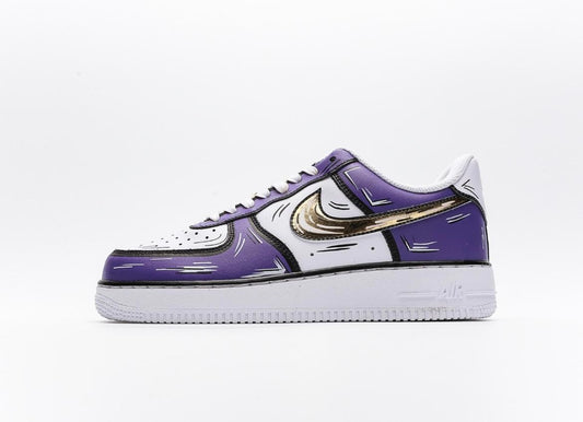 Nike Air Force 1 Low ‘07 White Purple Metallic